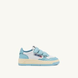 Medalist Kids Low bicolore en cuir coloris blanc et acquatic