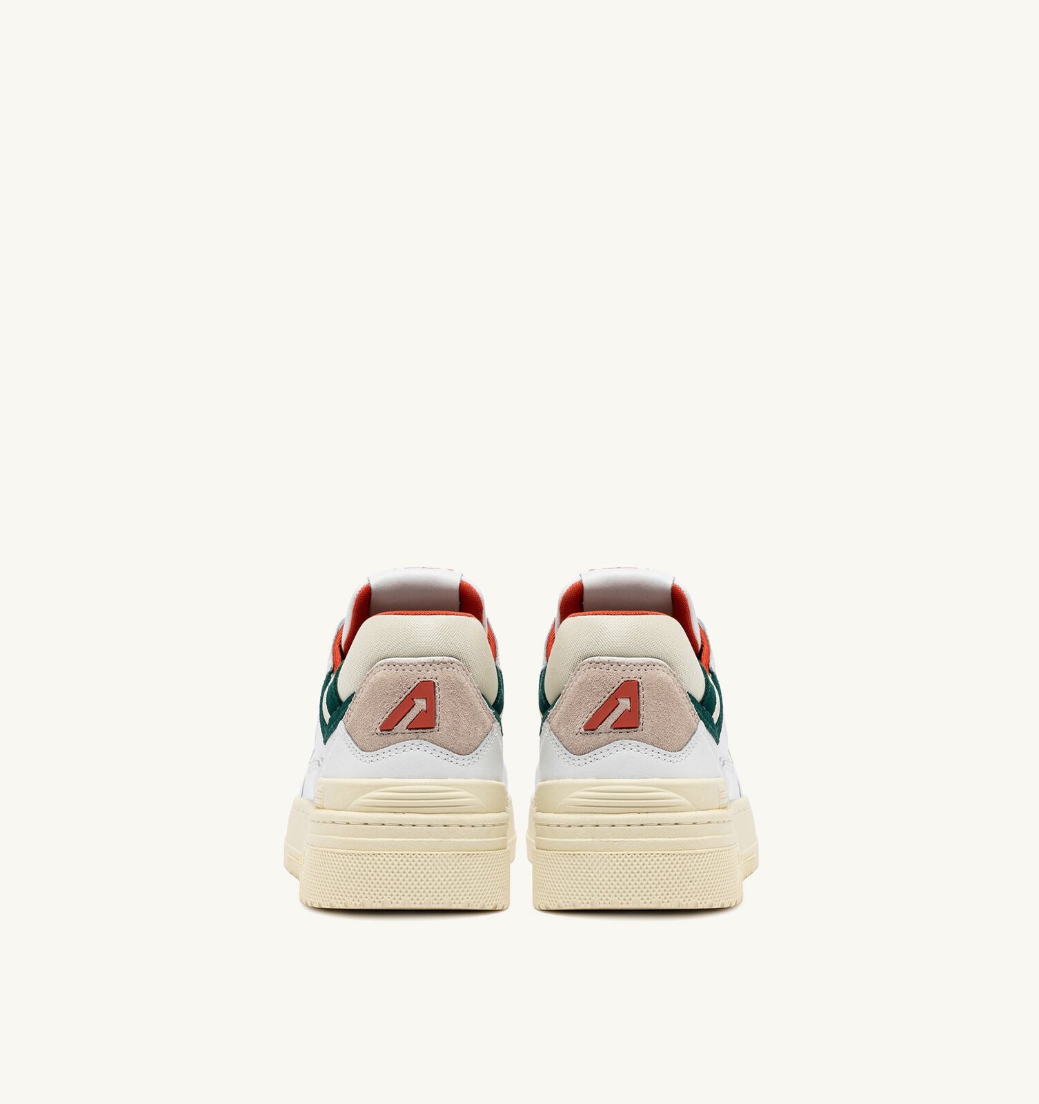 CLC Low en cuir blanc et daim Forest
