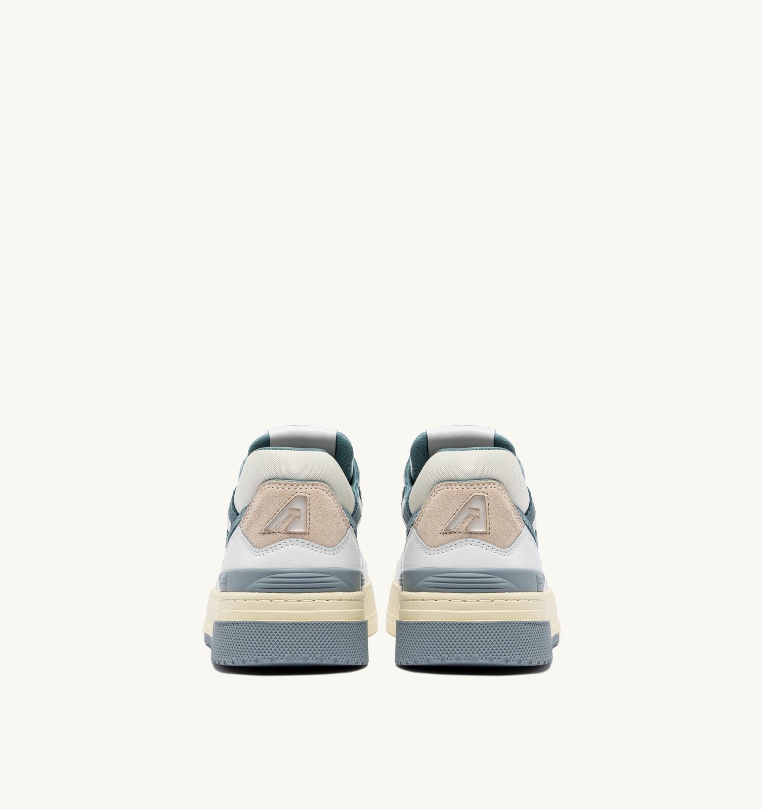CLC Low en cuir blanc et daim Silver Blue