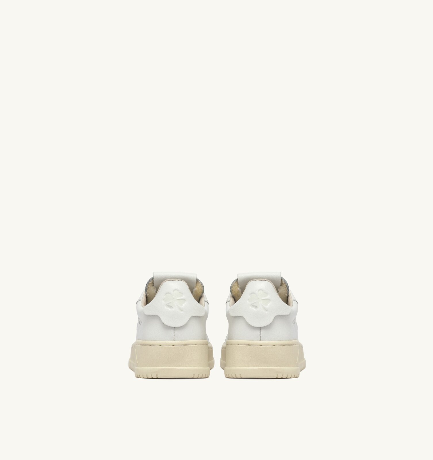Dallas Kids Low en cuir blanc