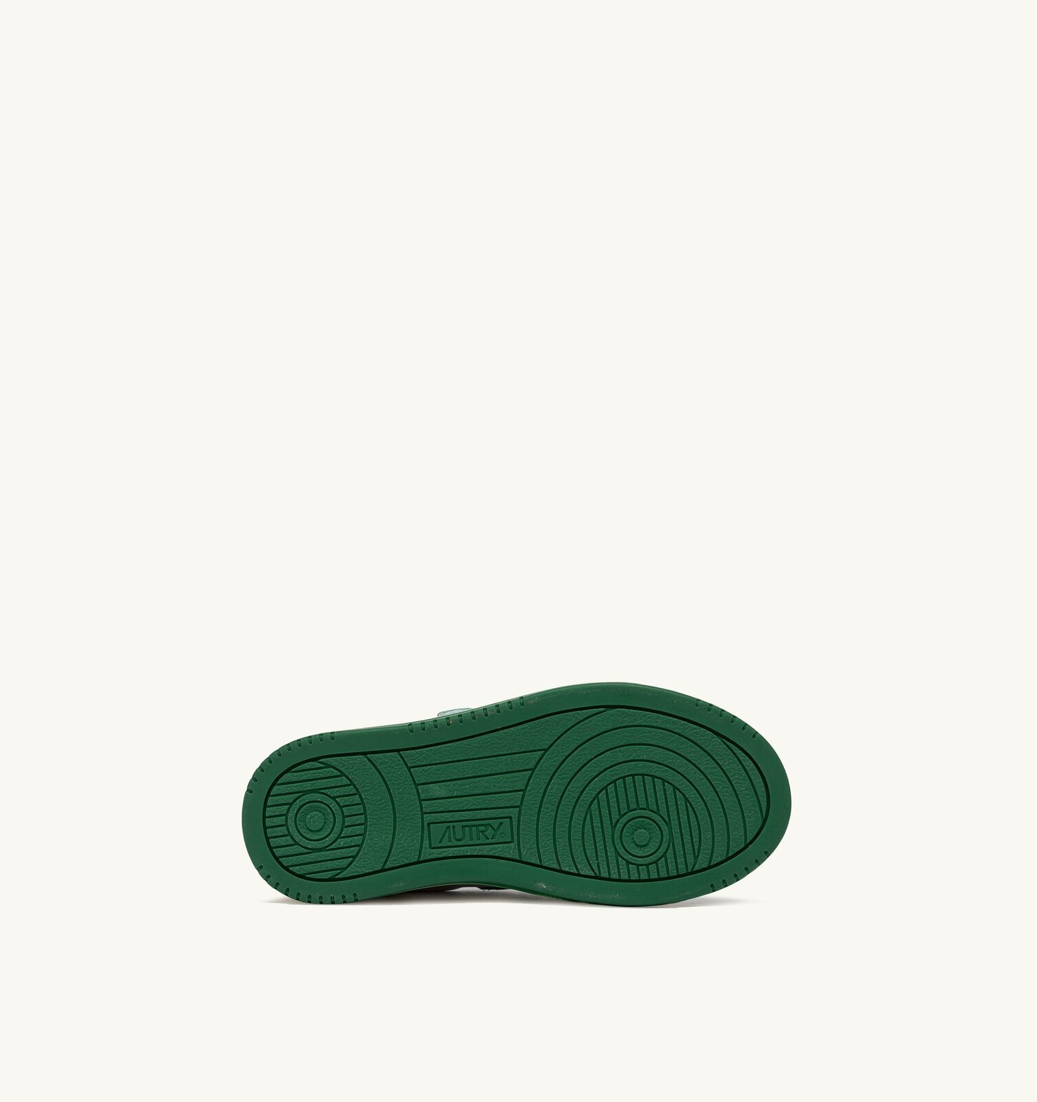 Kidstripes Low en cuir blanc et vert