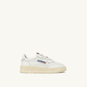Medalist Kids Low en cuir blanc