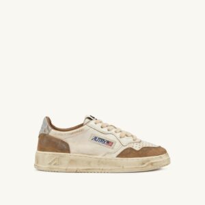 Medalist Low Super Vintage en cuir et daim cognac et Microchip