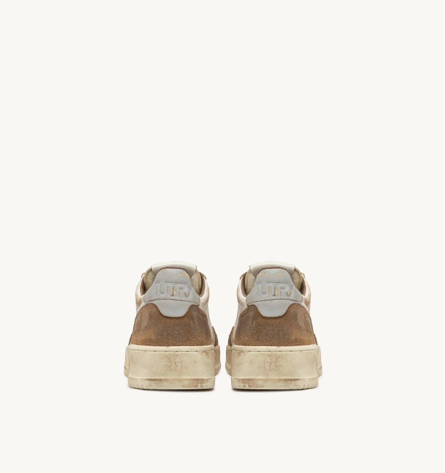 Medalist Low Super Vintage en cuir et daim cognac et Microchip