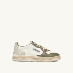 Medalist Low Super Vintage Whisper White vert et argenté