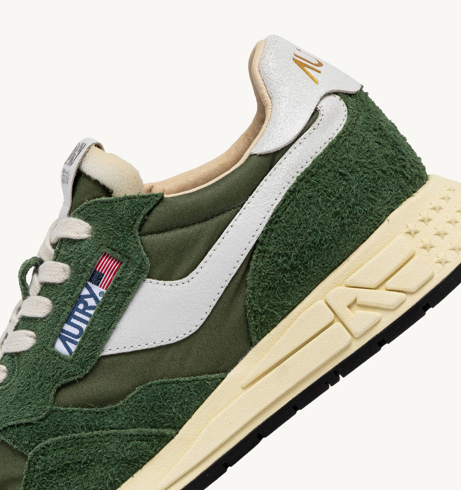 Reelwind Low en nylon et daim kaki