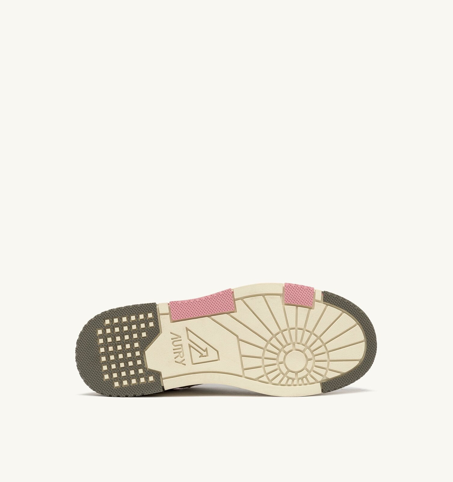 CLC Low en cuir et daim coloris blanc et Geranium