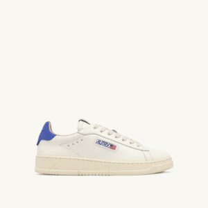 Dallas Low en cuir coloris Marshmallow et bleu