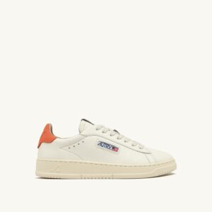Dallas Low en cuir coloris Marshmallow et Orangeade