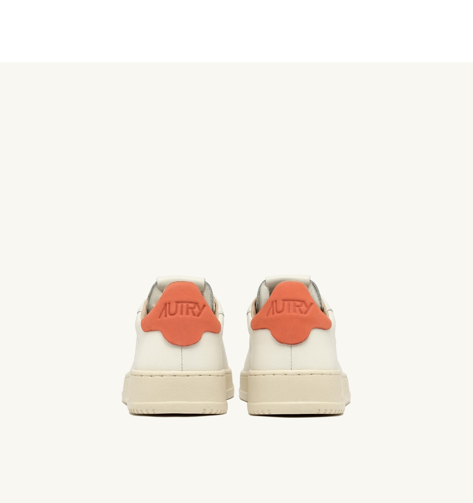 Dallas Low en cuir coloris Marshmallow et Orangeade