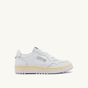 Golf Low en cuir coloris blanc