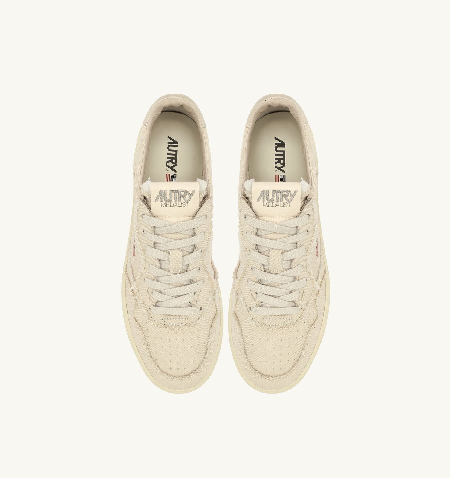 Medalist Low en denim coloris ivoire