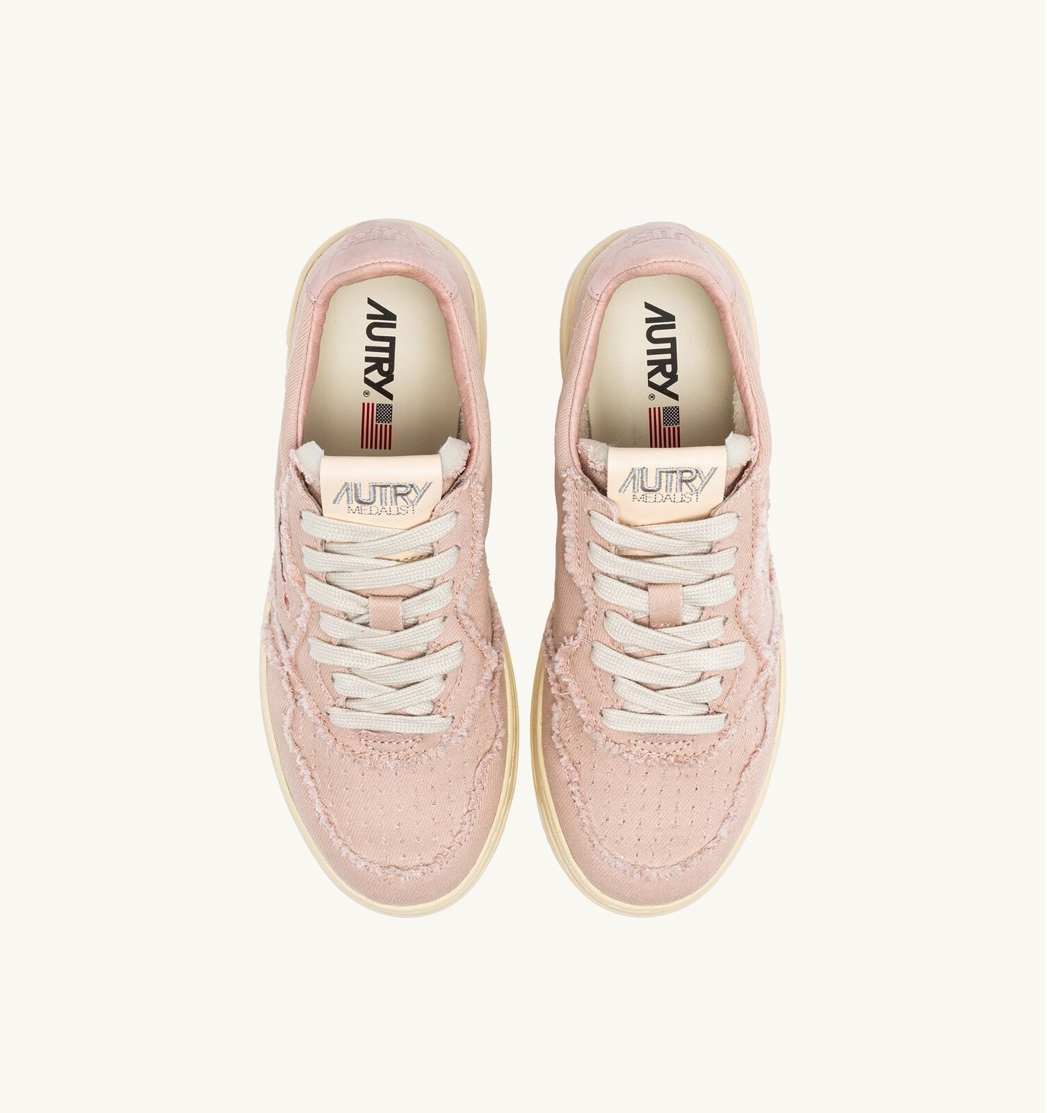 Medalist Low en denim coloris Peach Whip