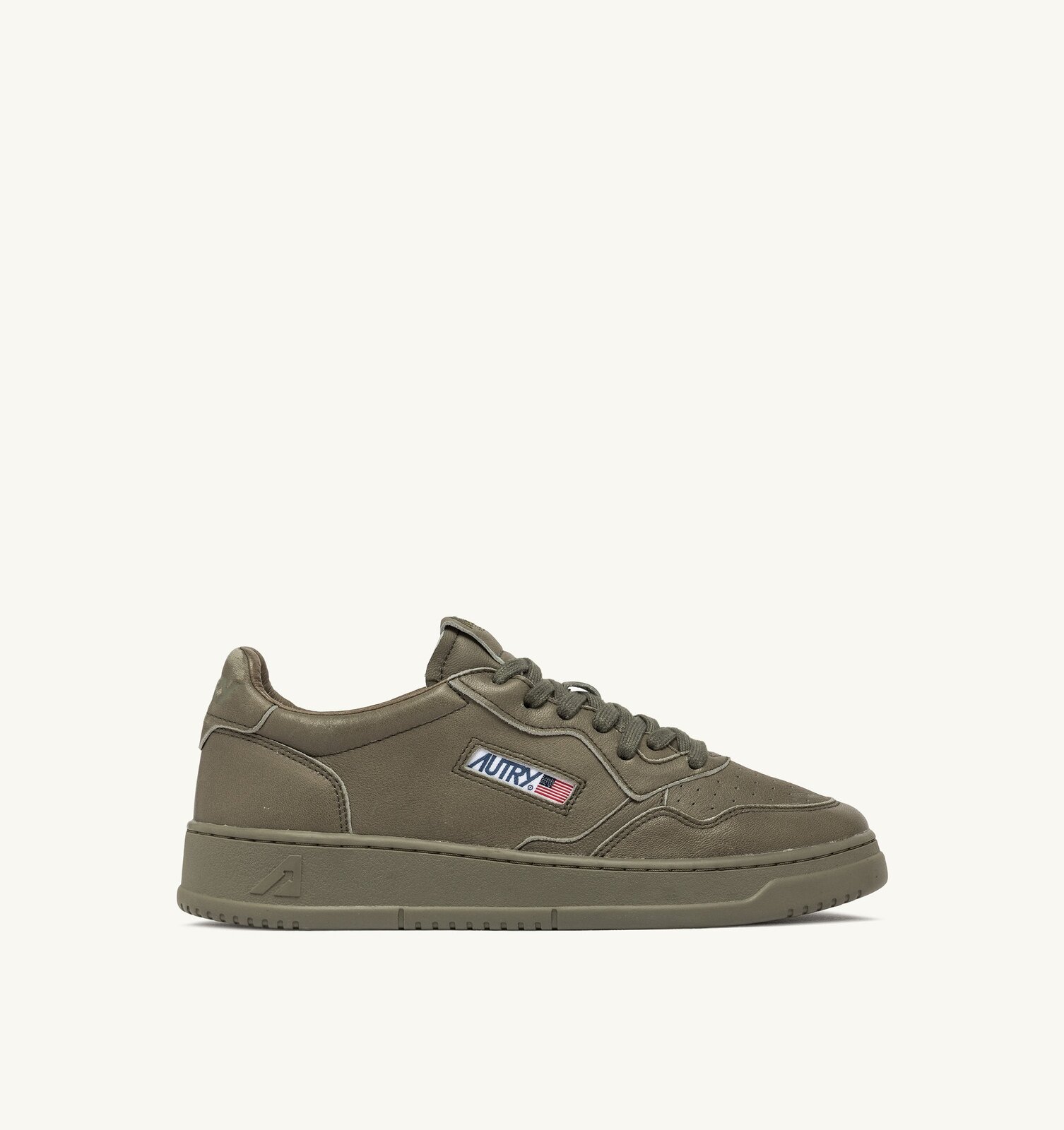 Medalist Low en nappa coloris Covert Green