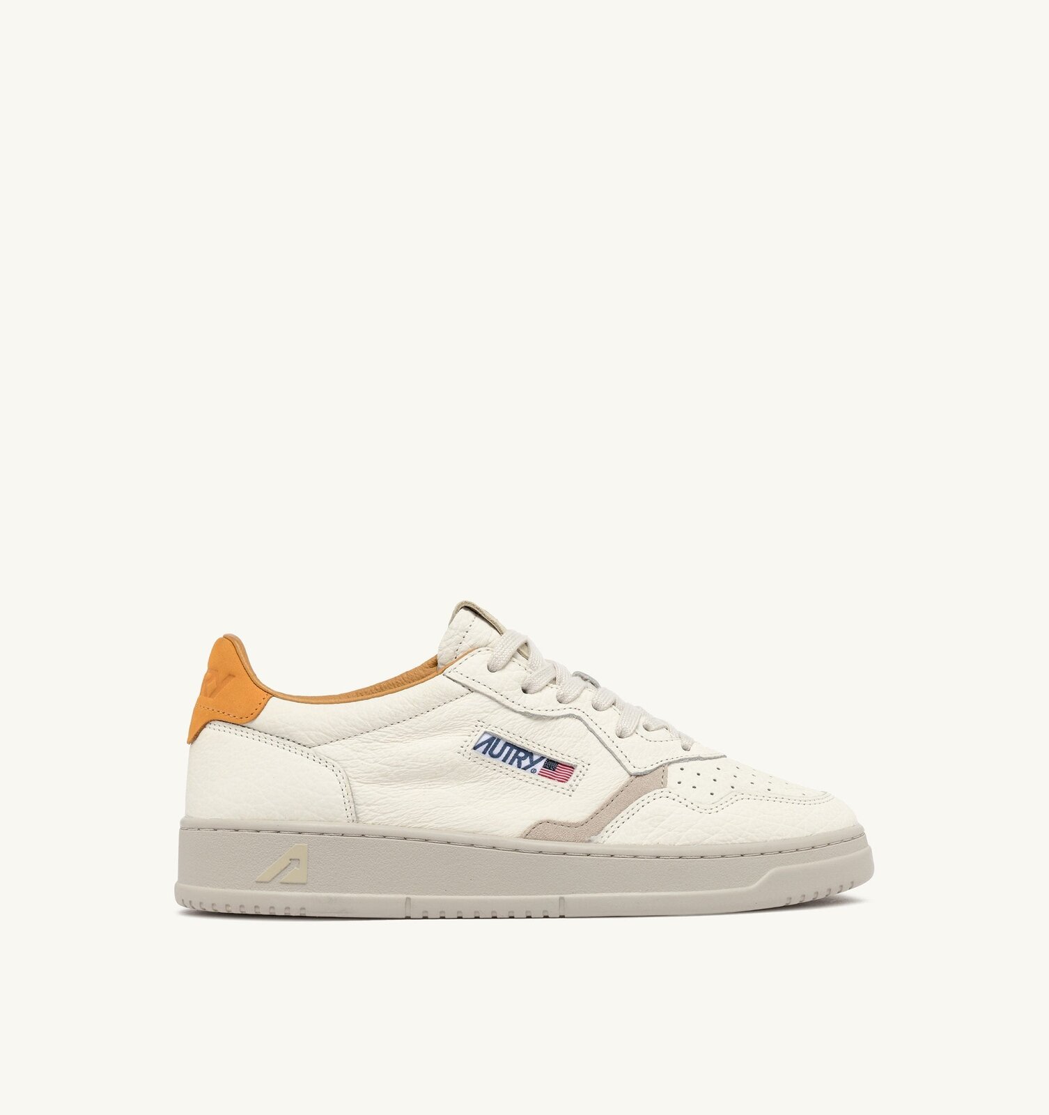 Medalist Low en cuir coloris Apricot et Sand