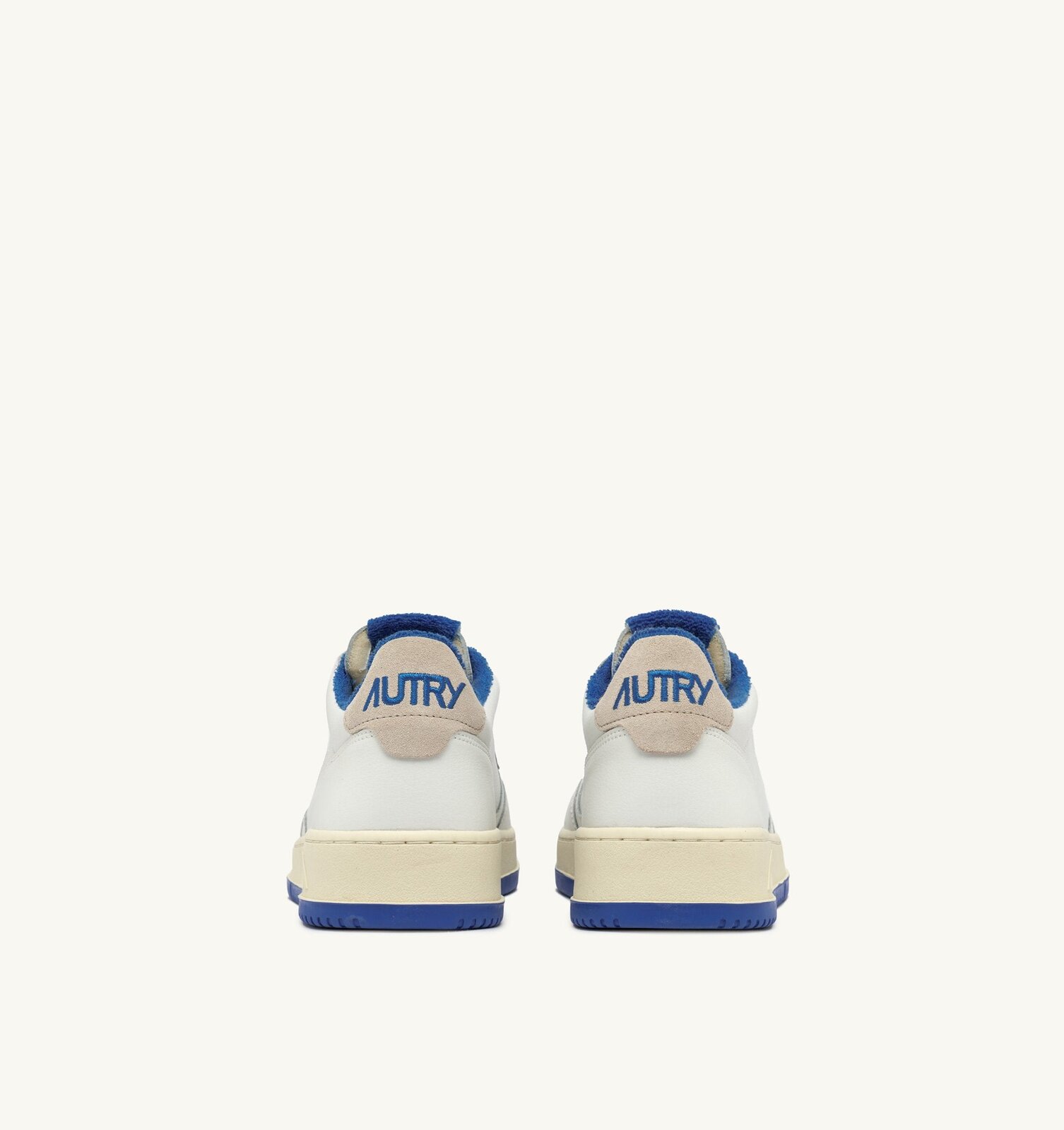 Medalist Low en cuir coloris blanc et Palace Blue