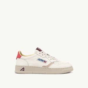 Medalist Low en cuir coloris Rose et Sand