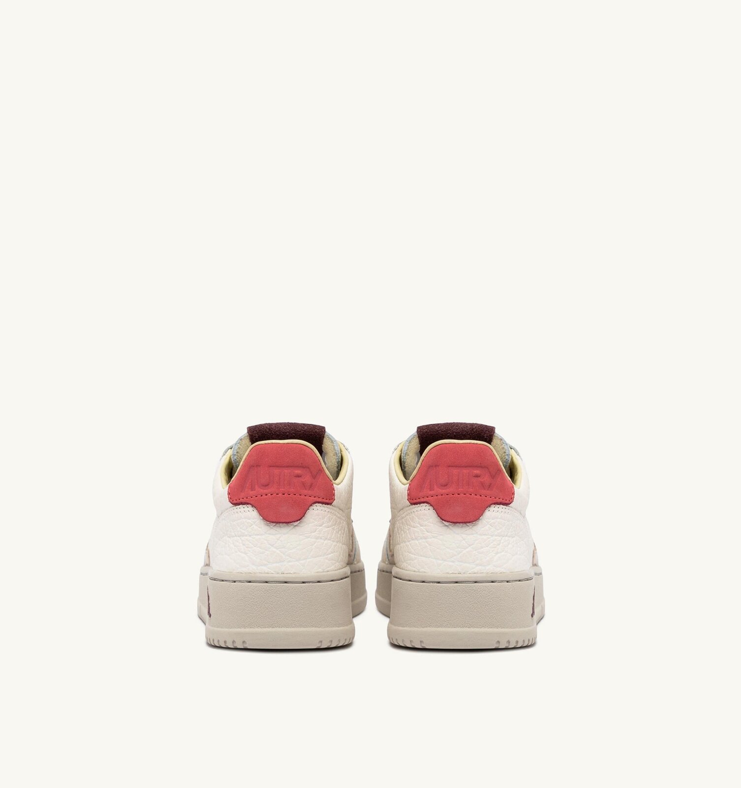 Medalist Low en cuir coloris Rose et Sand