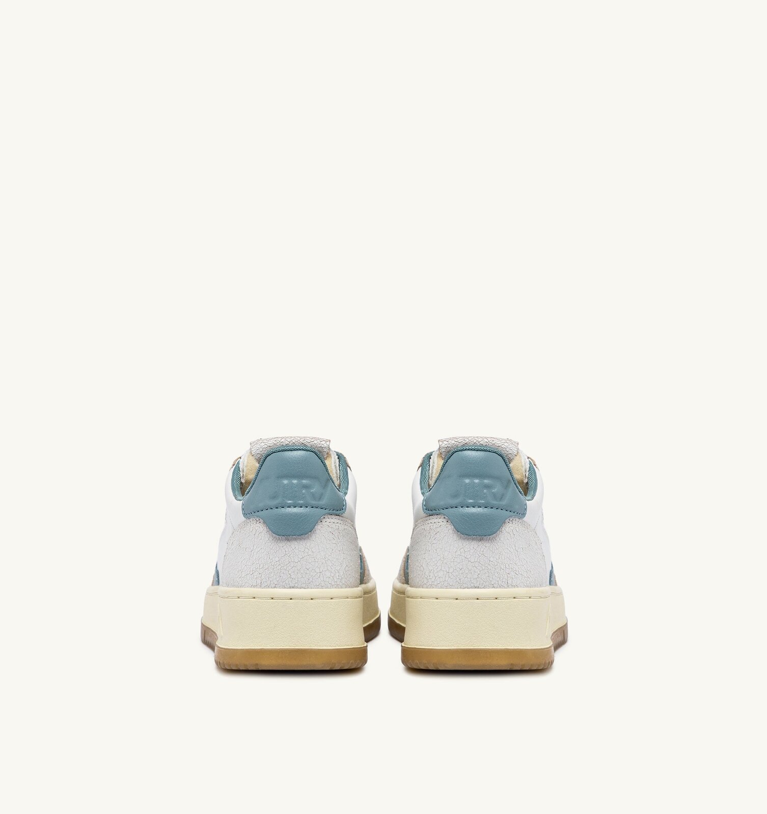 Medalist Low en cuir et mesh coloris blanc et silver blue