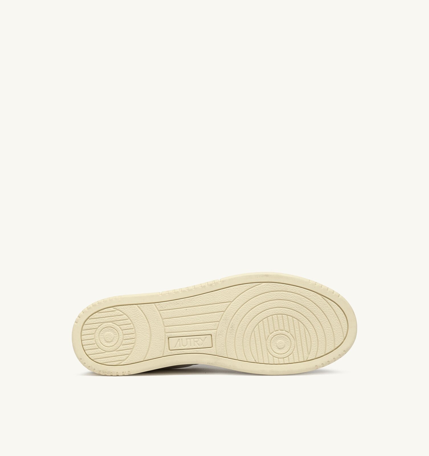 Medalist Low en cuir et daim blanc et kaki