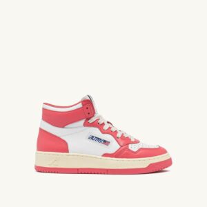 Medalist Mid bicolore en cuir coloris blanc et Tea Rose
