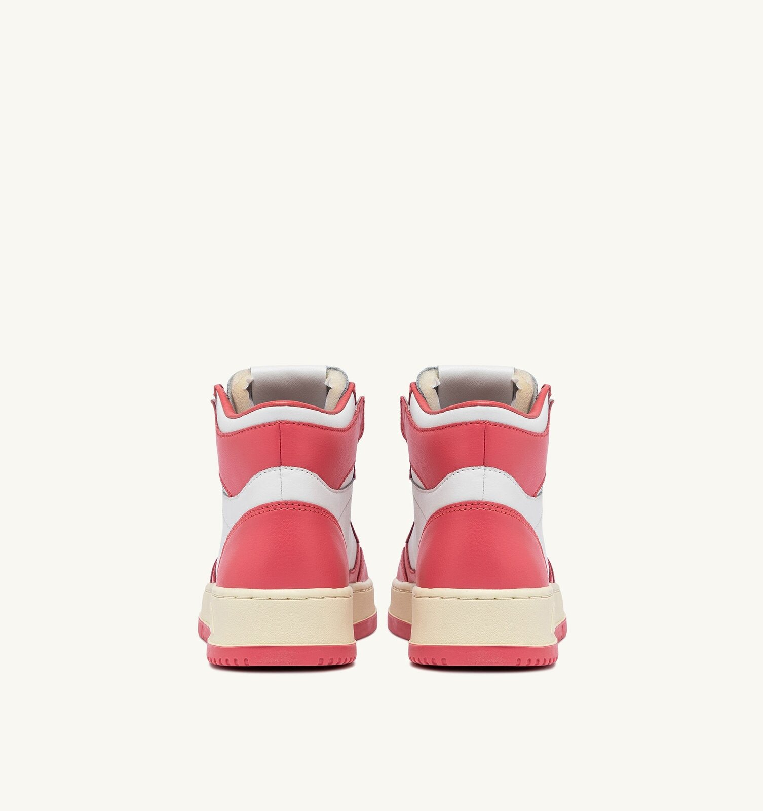 Medalist Mid bicolore en cuir coloris blanc et Tea Rose