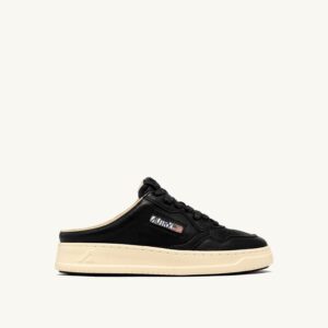 Medalist Mule en cuir nappa coloris noir