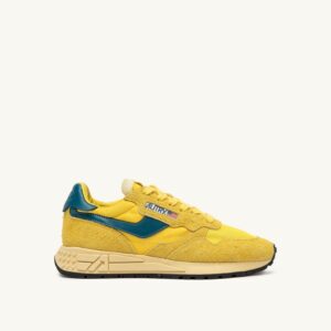 Reelwind Low en nylon et daim coloris jaune et corsair