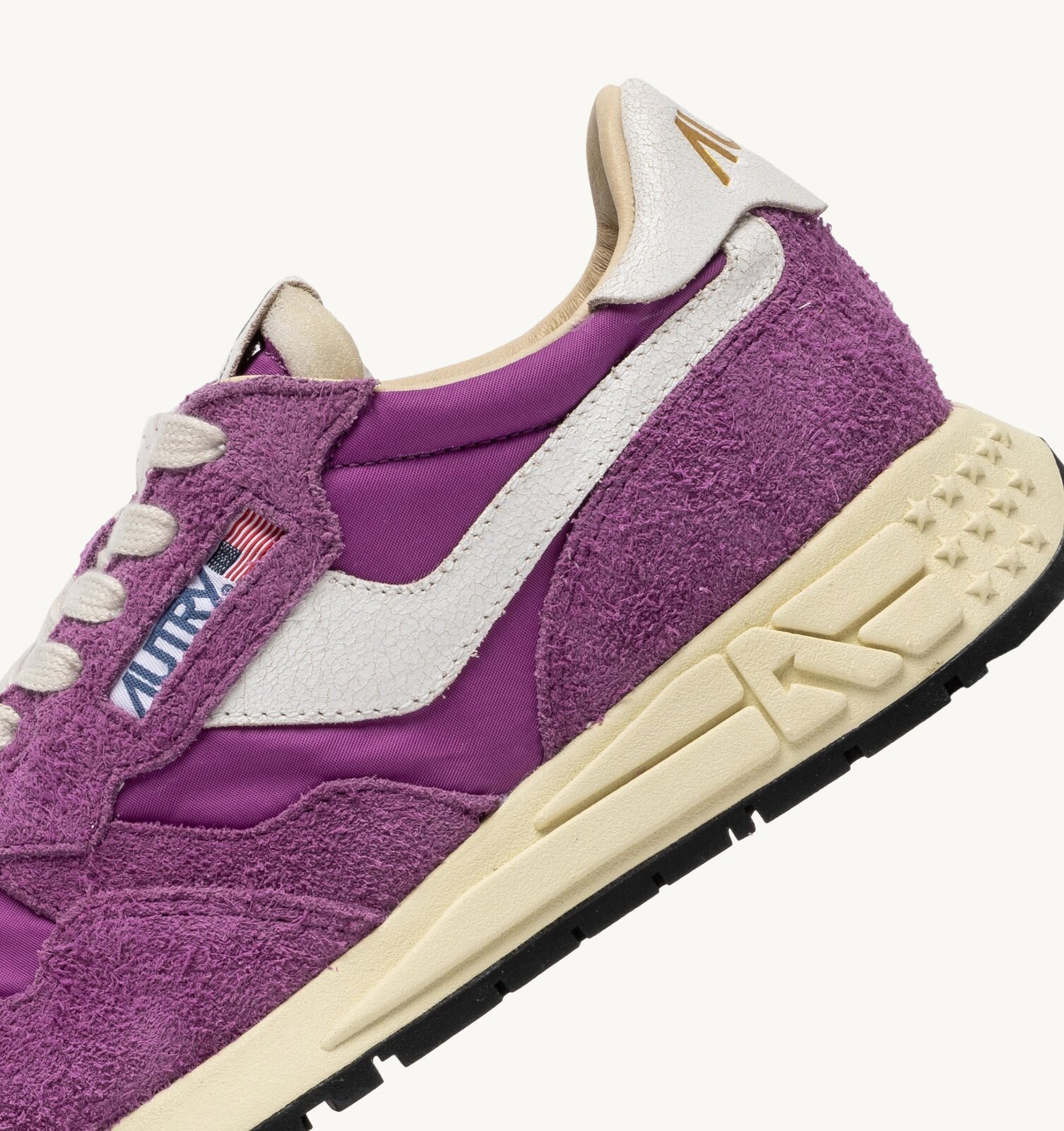 Reelwind Low en nylon et daim hyacinth violet