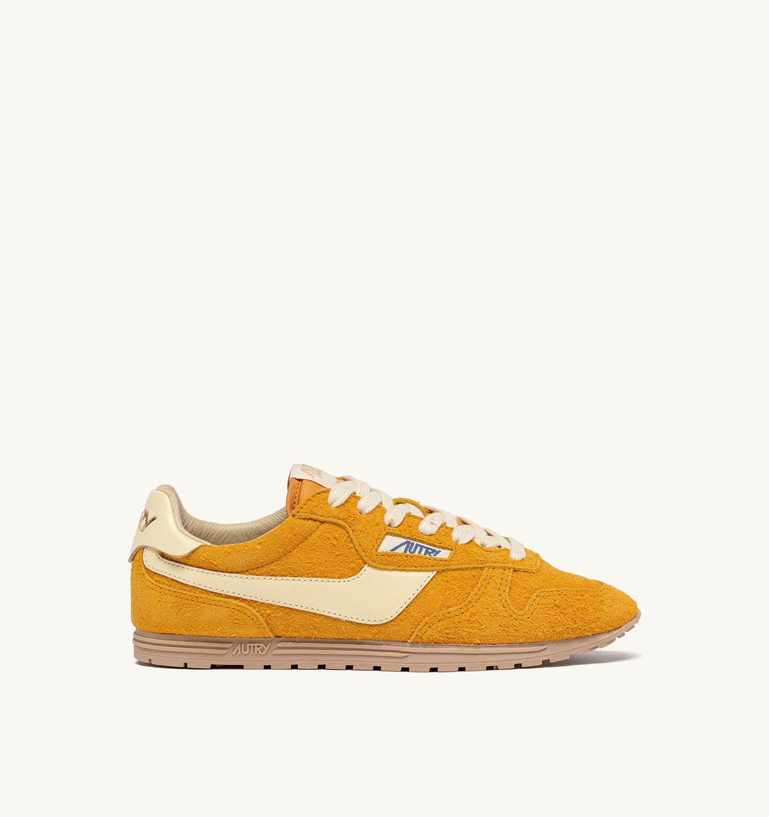 Windspin en daim et cuir Mineral Yellow et Rutabaga