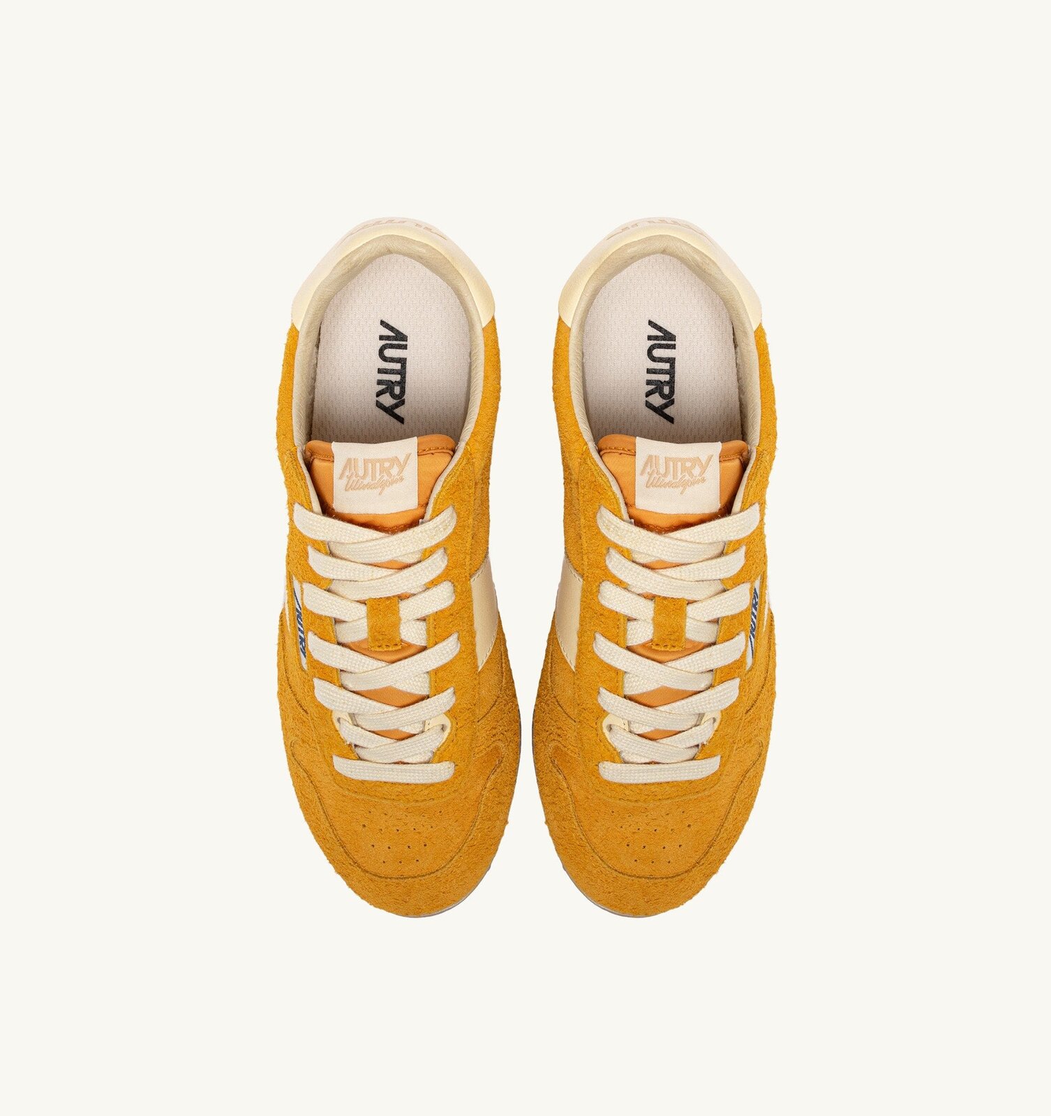 Windspin en daim et cuir Mineral Yellow et Rutabaga